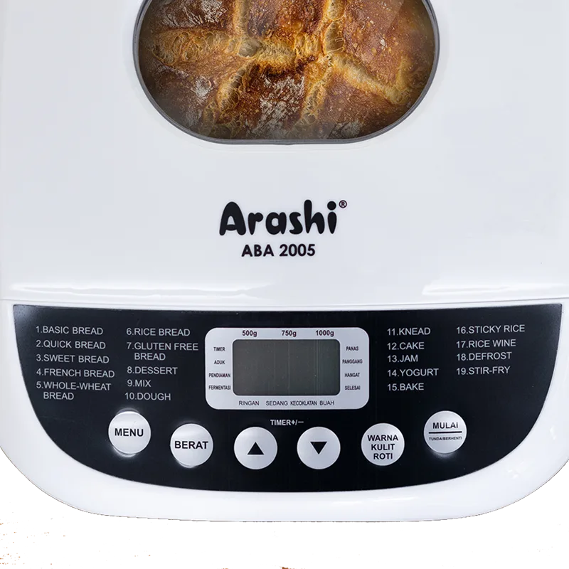 tombol mesin roti arashi aba-2005