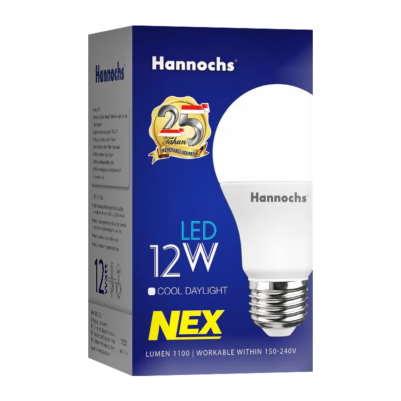 lampu led hannochs nex 12 watt tampak depan