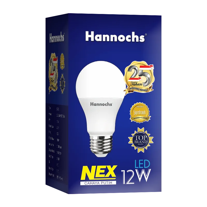 lampu led hannochs nex 12 watt tampak belakang