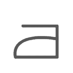03-cara menyetrika-iron any temperature steam-simbol pada label pakaian