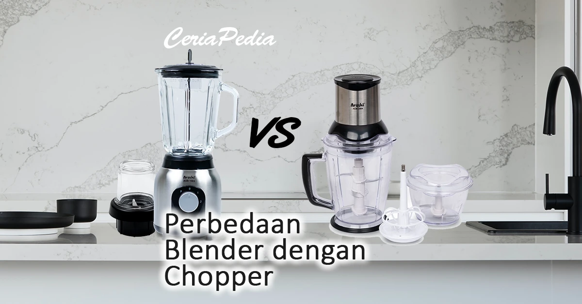3 perbedaan blender dengan chopper
