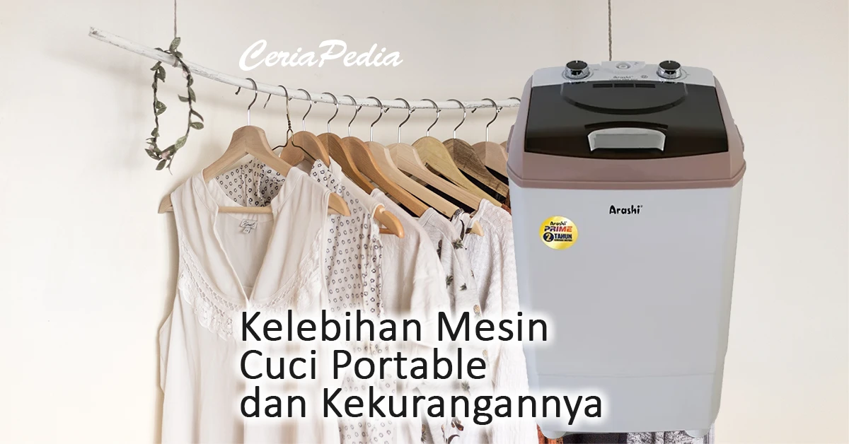 kelebihan mesin cuci portable dan kekurangannya