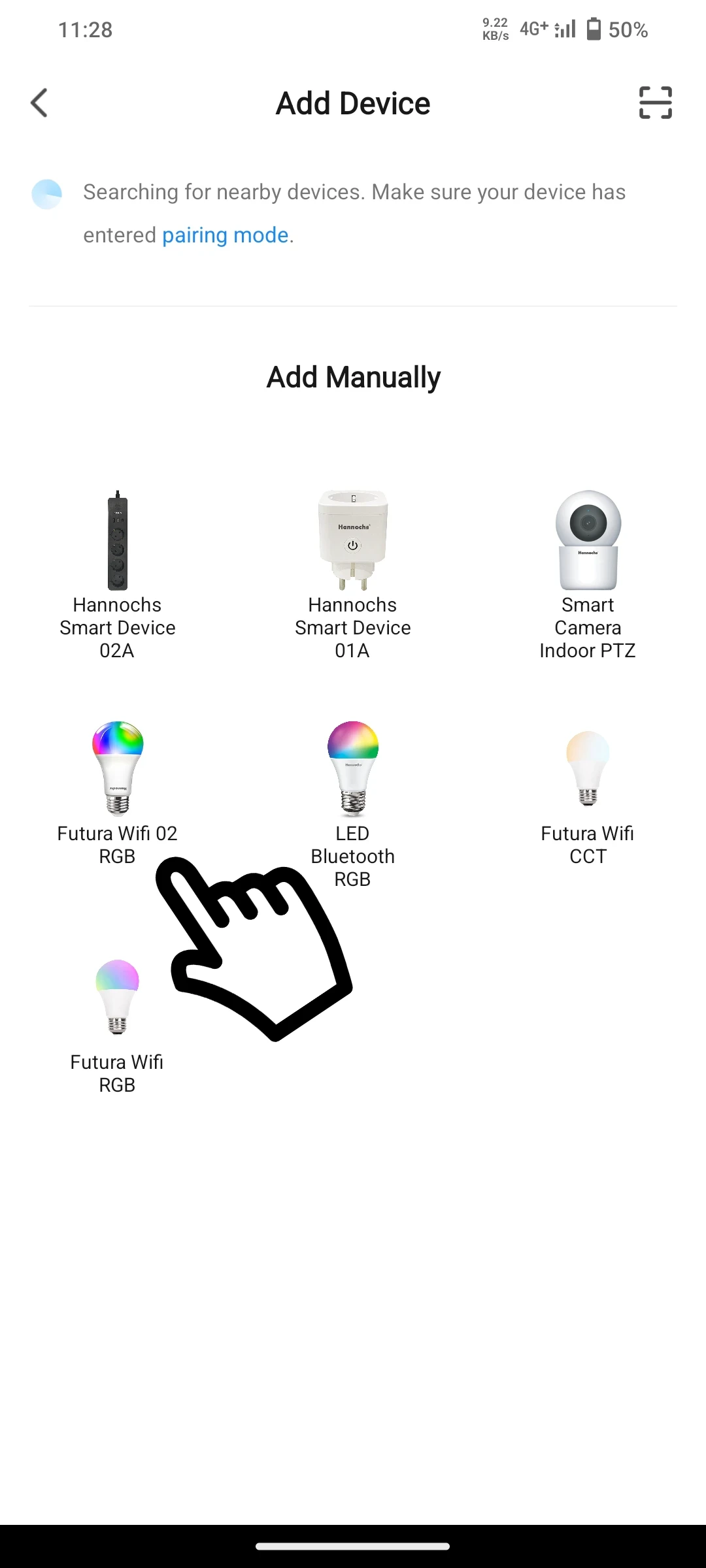 01-koneksi smart bulb ke aplikasi