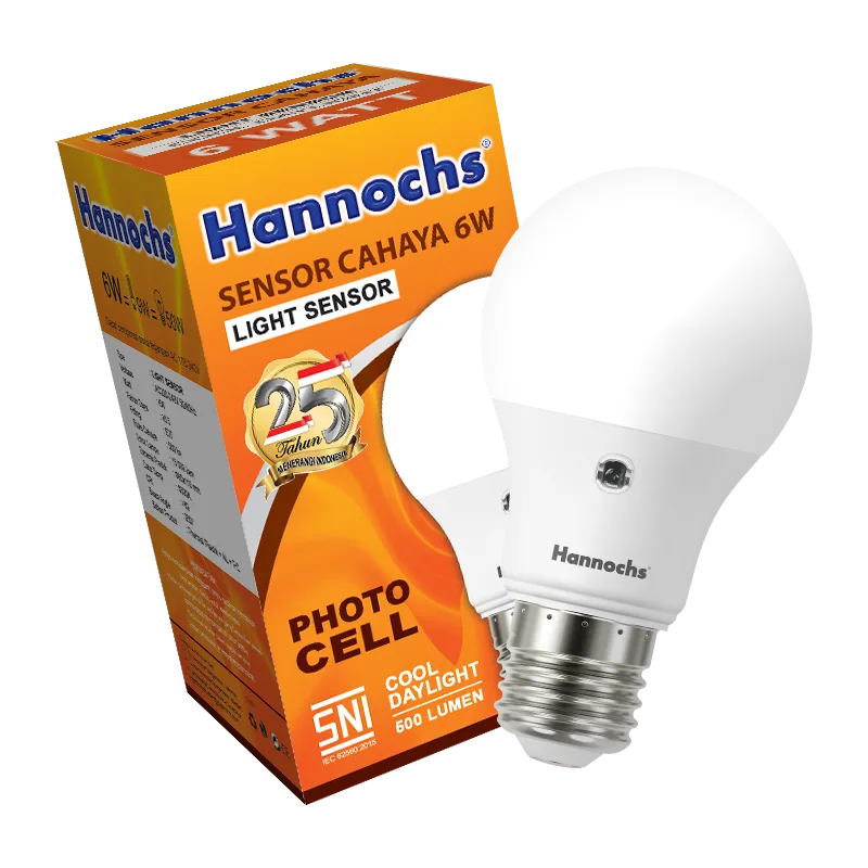 Hannochs Sensor Cahaya 6Watt