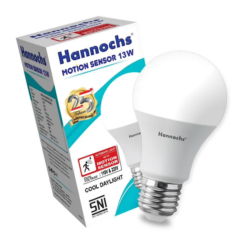 lampu led Hannochs Sensor Gerak 13Watt