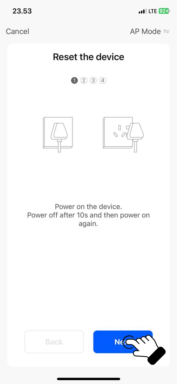 02-koneksi smart power extension ke aplikasi