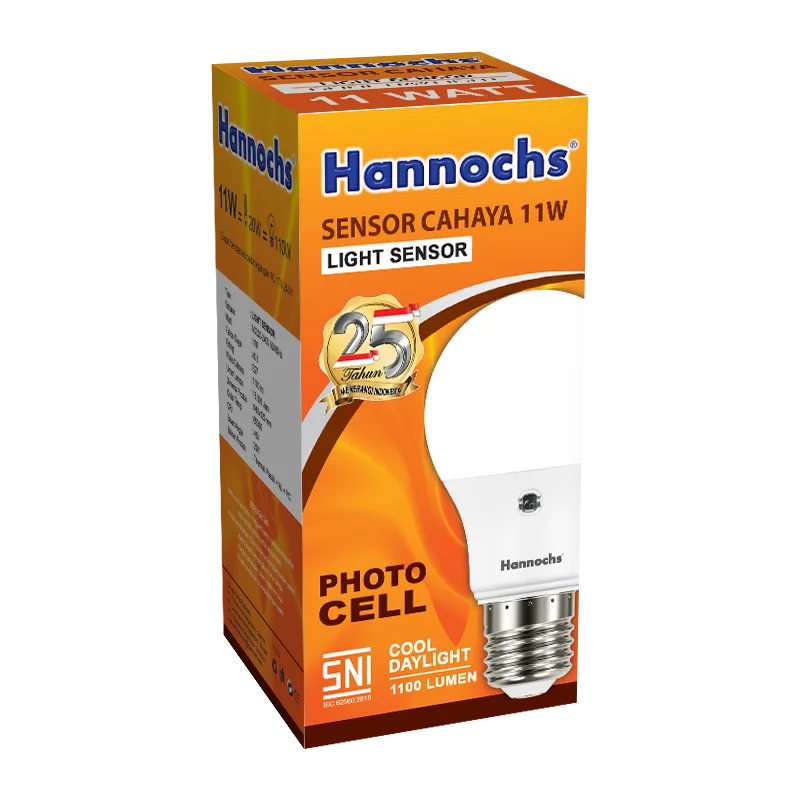 Hannochs Sensor Cahaya 11Watt tampak 3d