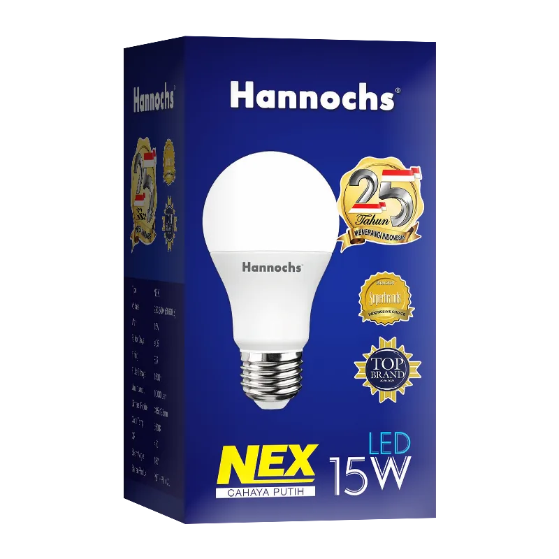 tampak belakang lampu Hannochs LED NEX 15Watt