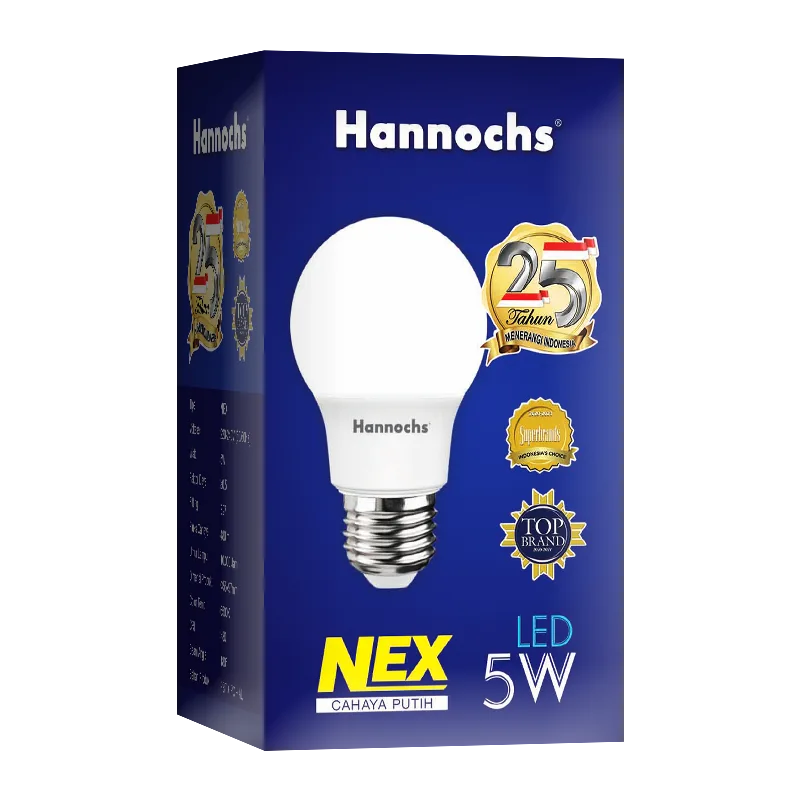 lampu led Hannochs LED NEX 5Watt tampak belakang