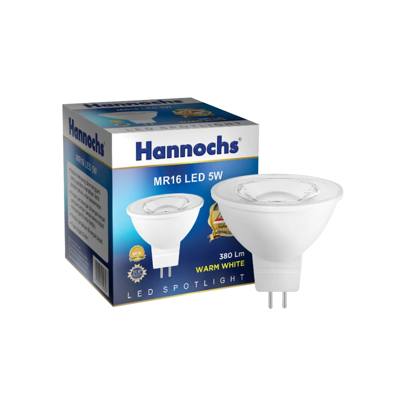lampu spotlight Hannochs MR16 LED 5Watt WW