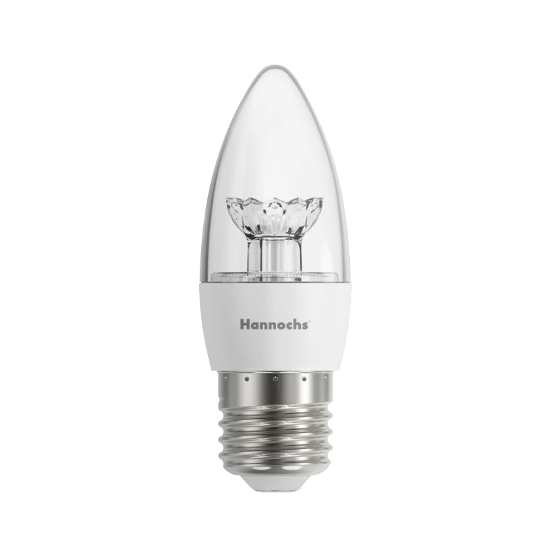 lampu lilin Hannochs Candle LED-04 5Watt WW cahaya kuning