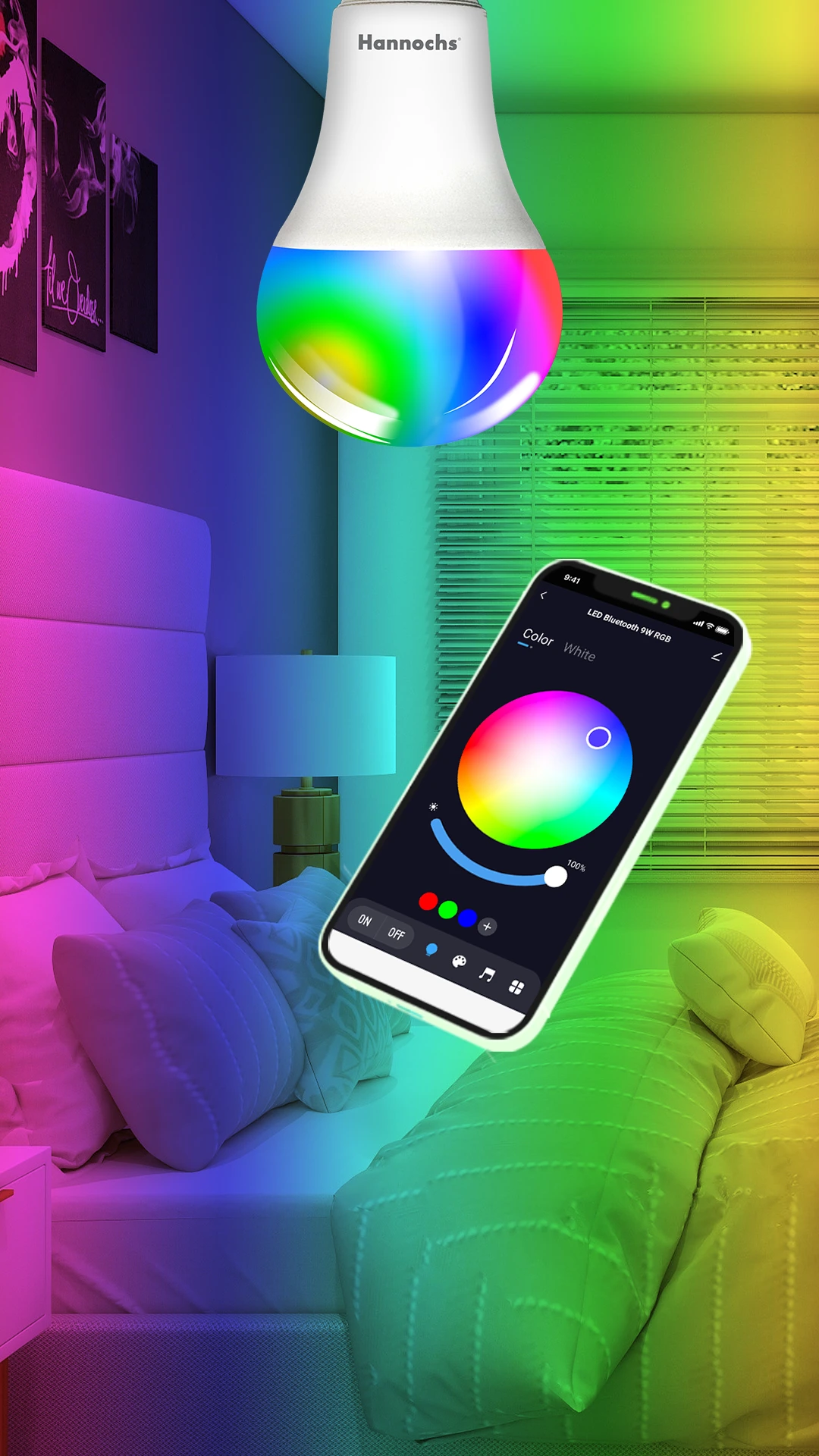 mobile rgb apps hannochs led bluetooth bg