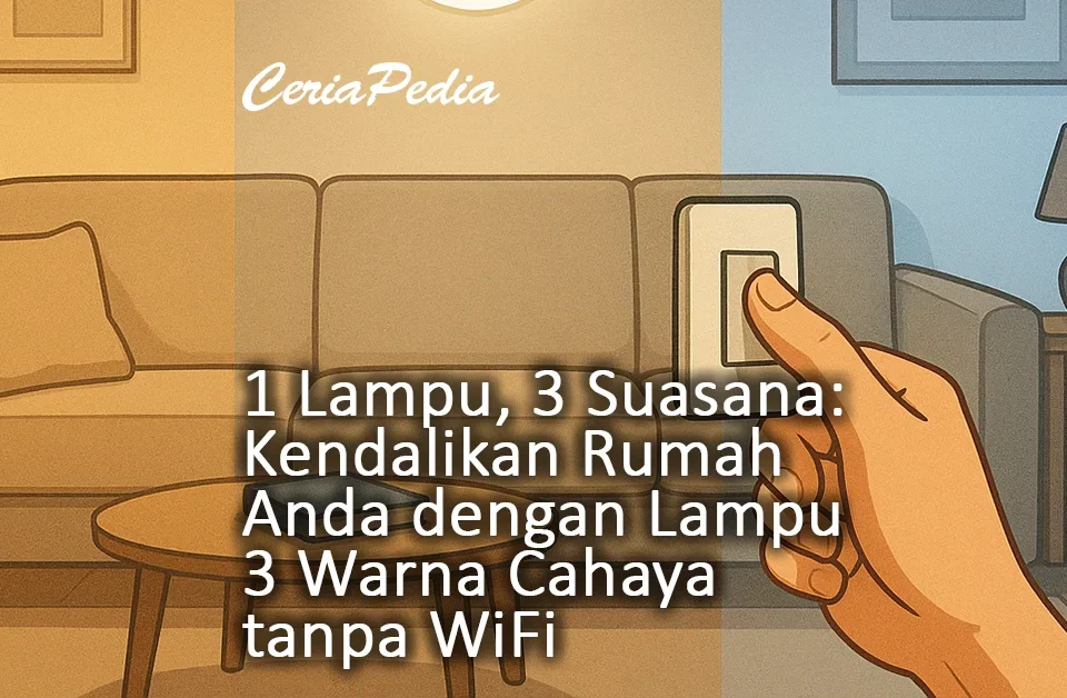 Satu Lampu, Tiga Suasana: Kendalikan Suasana Rumah Anda dengan Lampu 3 Warna Cahaya tanpa WiFi 6 Satu lampu tiga suasana kendalikan rumah anda dengan lampu 3 warna cahaya tanpa wifi / internet