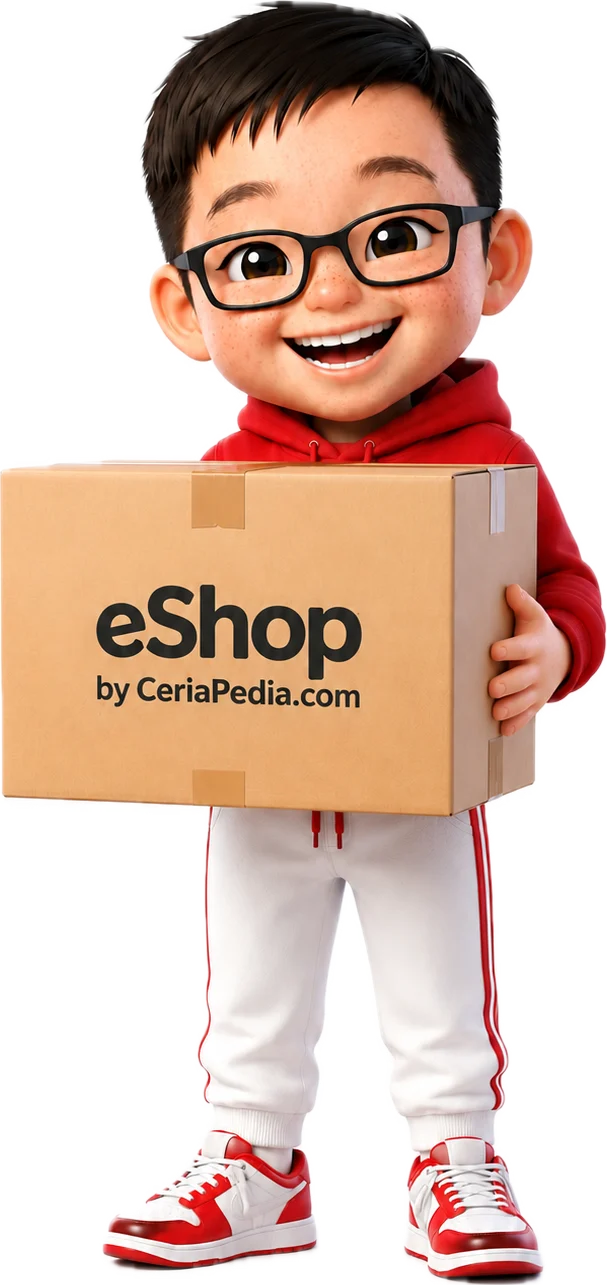Ceria pedia excited receiving package