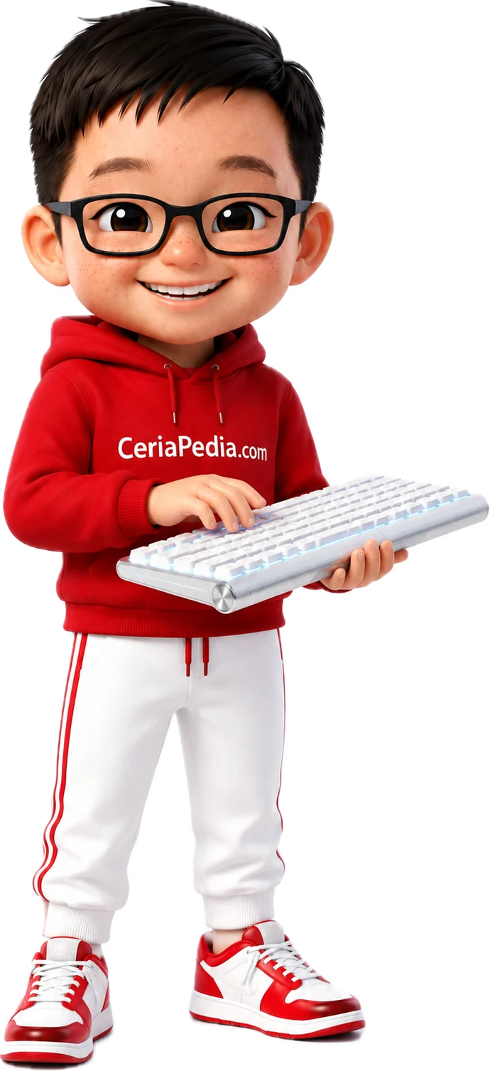 Ceria pedia typing keyboard