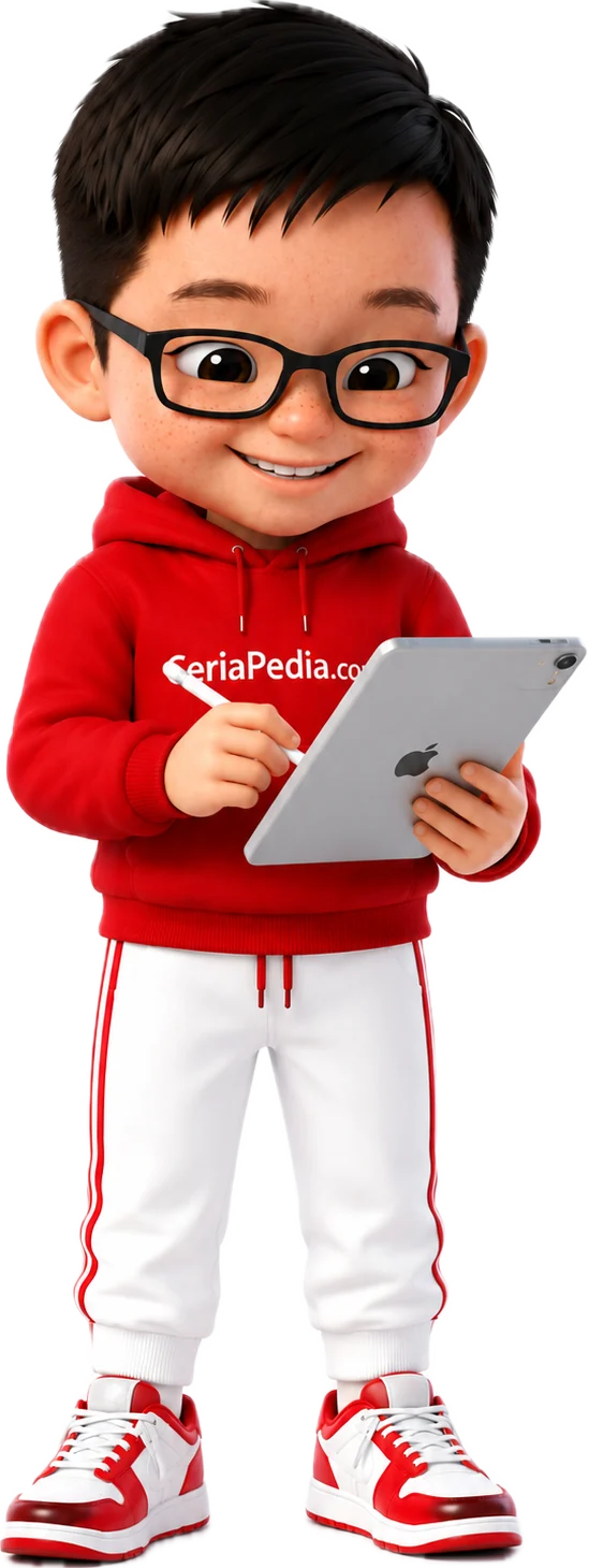 Ceria pedia writing someting